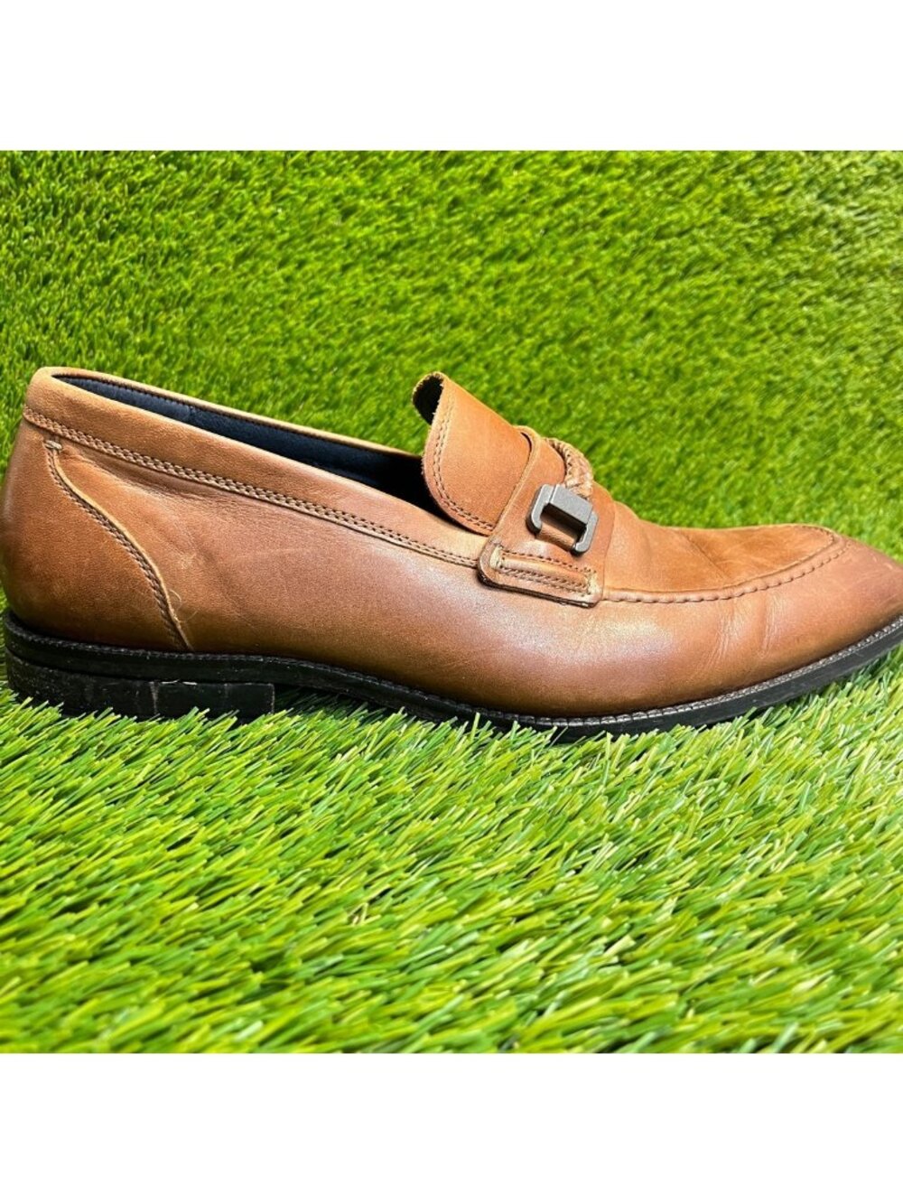 Cole Haan Grand 360 Wagner Mens Size 10.5 Brown Black Casual Loafer‎ Dress Shoes